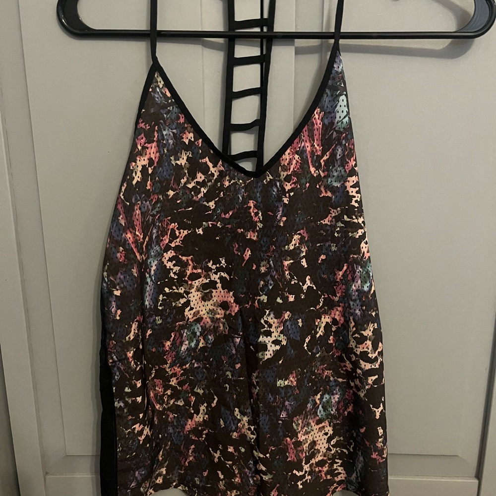 Multicolor Strappy Tank Top